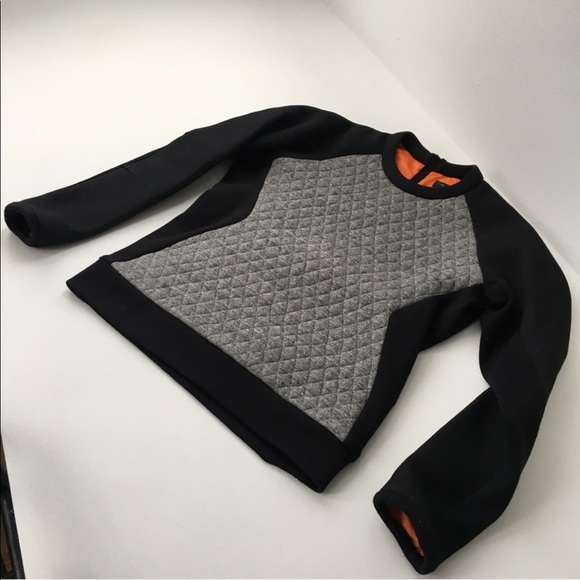 SOLD Rag & Bone Flight Raglan Sleeve Quilted Sweatshirt - Picture 7 of 15